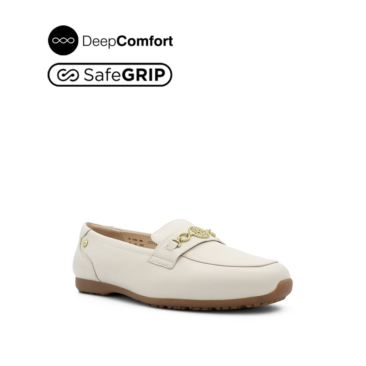 Nicollete Bit Women's Shoes - Cream Leather