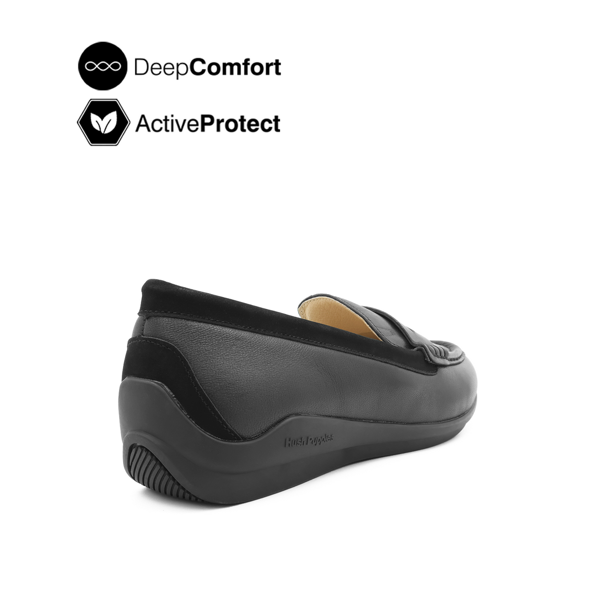 Rikki Penny Women's Shoes - Black Nubuck Hush Puppies Philippines
