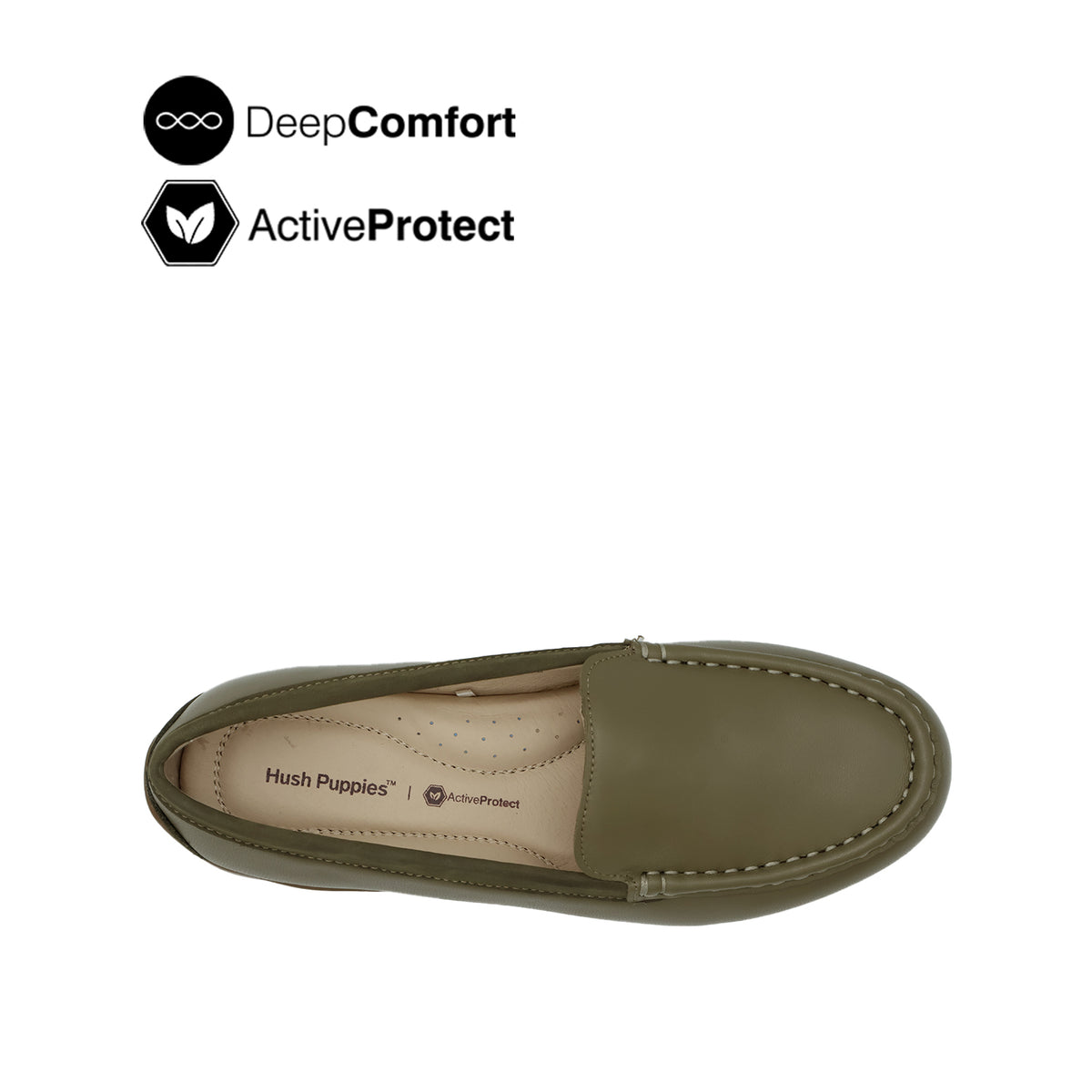Rikki Venetian Women's Casual Shoes - Khaki Nubuck Hush Puppies Philippines