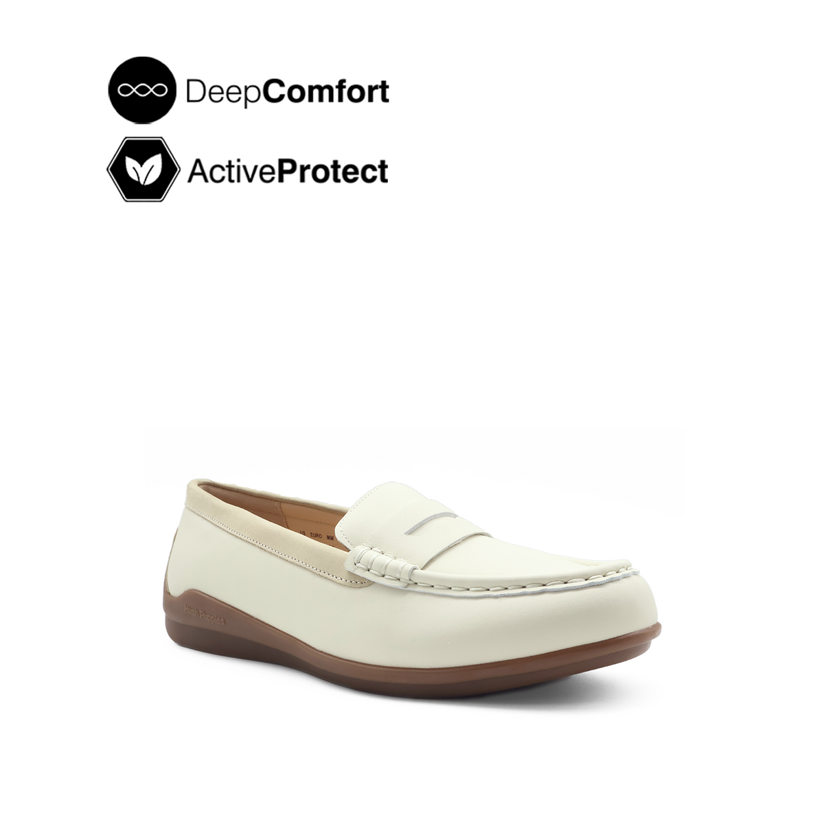 Rikki Penny Women's Shoes - Cream Nubuck Hush Puppies Philippines