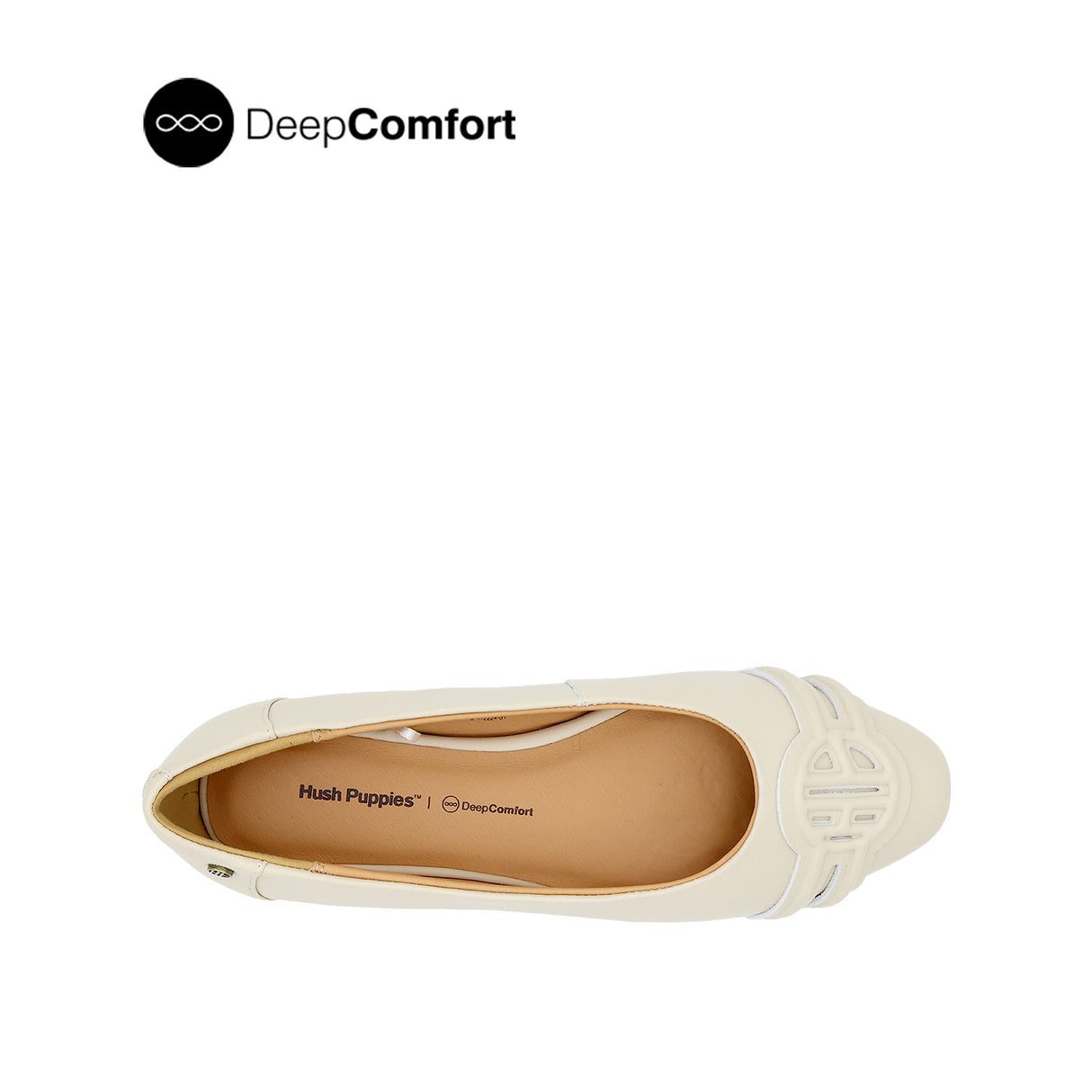 Noreen Medallion Women's Shoes - Vanila Tan Leather