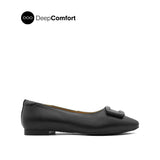 Henriette Ornament Women's Shoes - Black Leather