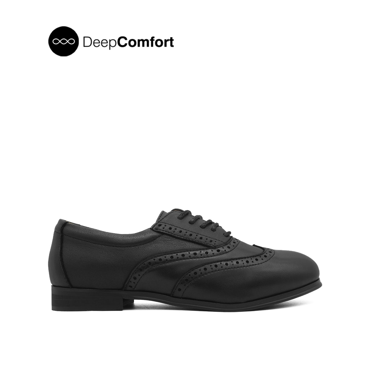 Nara Lace Up WT  Women's Shoes -Black Leather