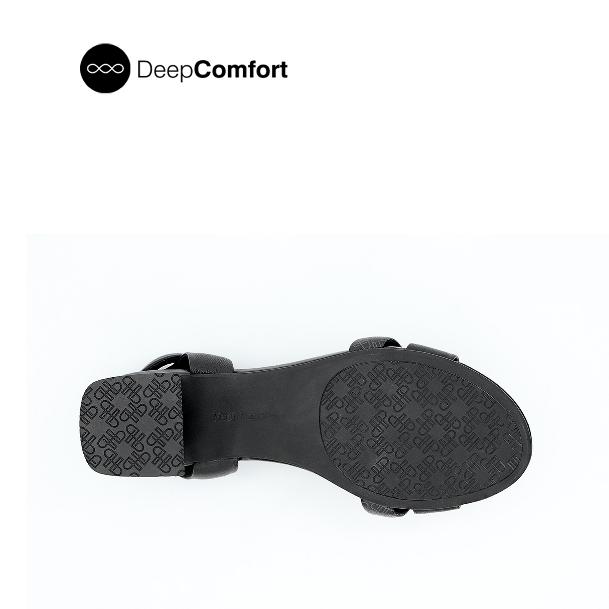 Noelle Backstrap Women's Sandals - Black Leather