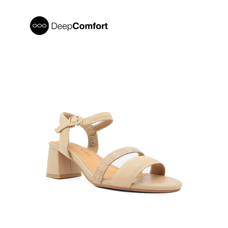 Noelle Backstrap Women's Sandals - Blush Leather