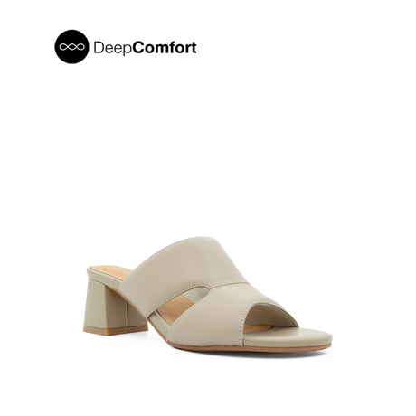 Noelle Women's Sandals - Taupe Leather