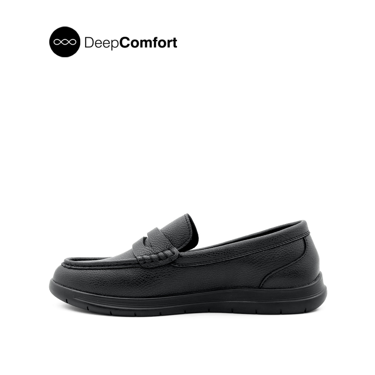 Shirl Penny Women's Shoes - Black Coated Leather