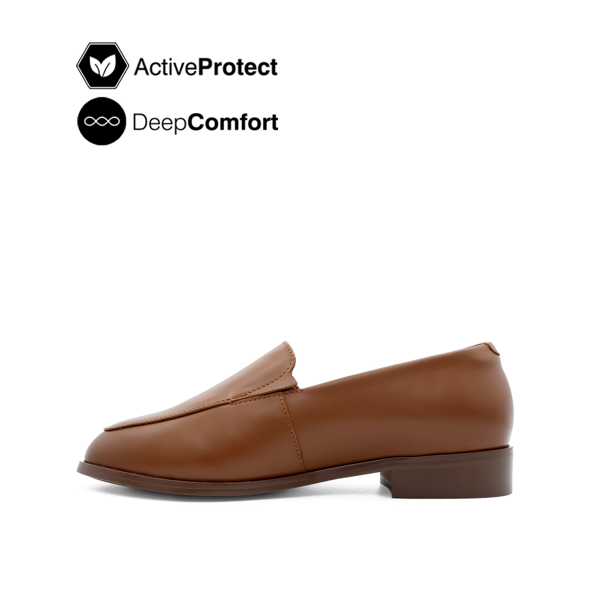 Nara Loafer Women's Shoes - Cognac Leather