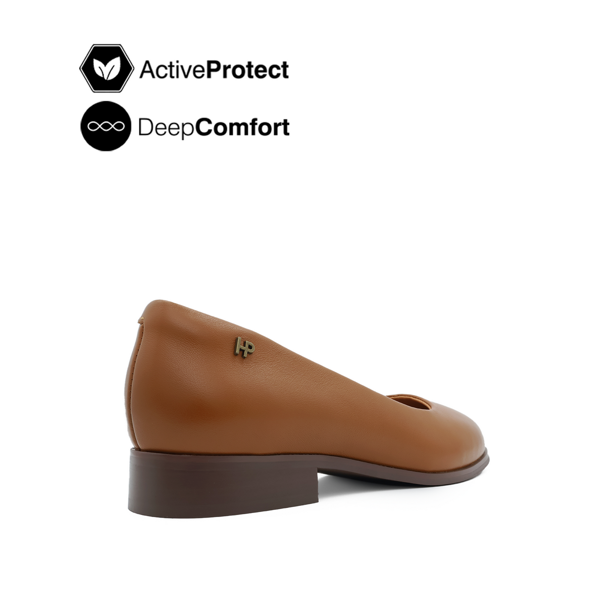 Nara Ballerina Women's Shoes - Tan Leather