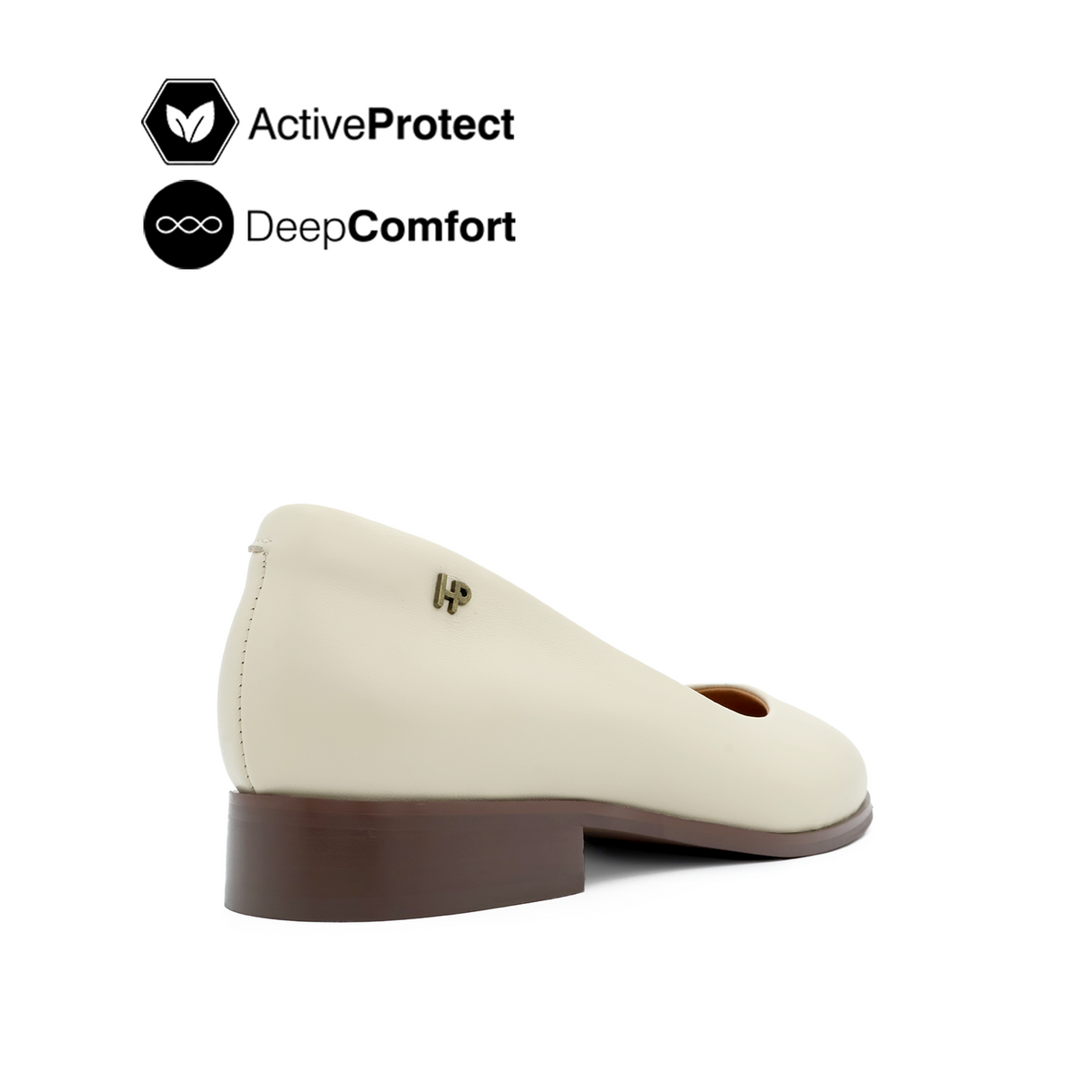 Nara Ballerina Women's Shoes - Vanilla Leather