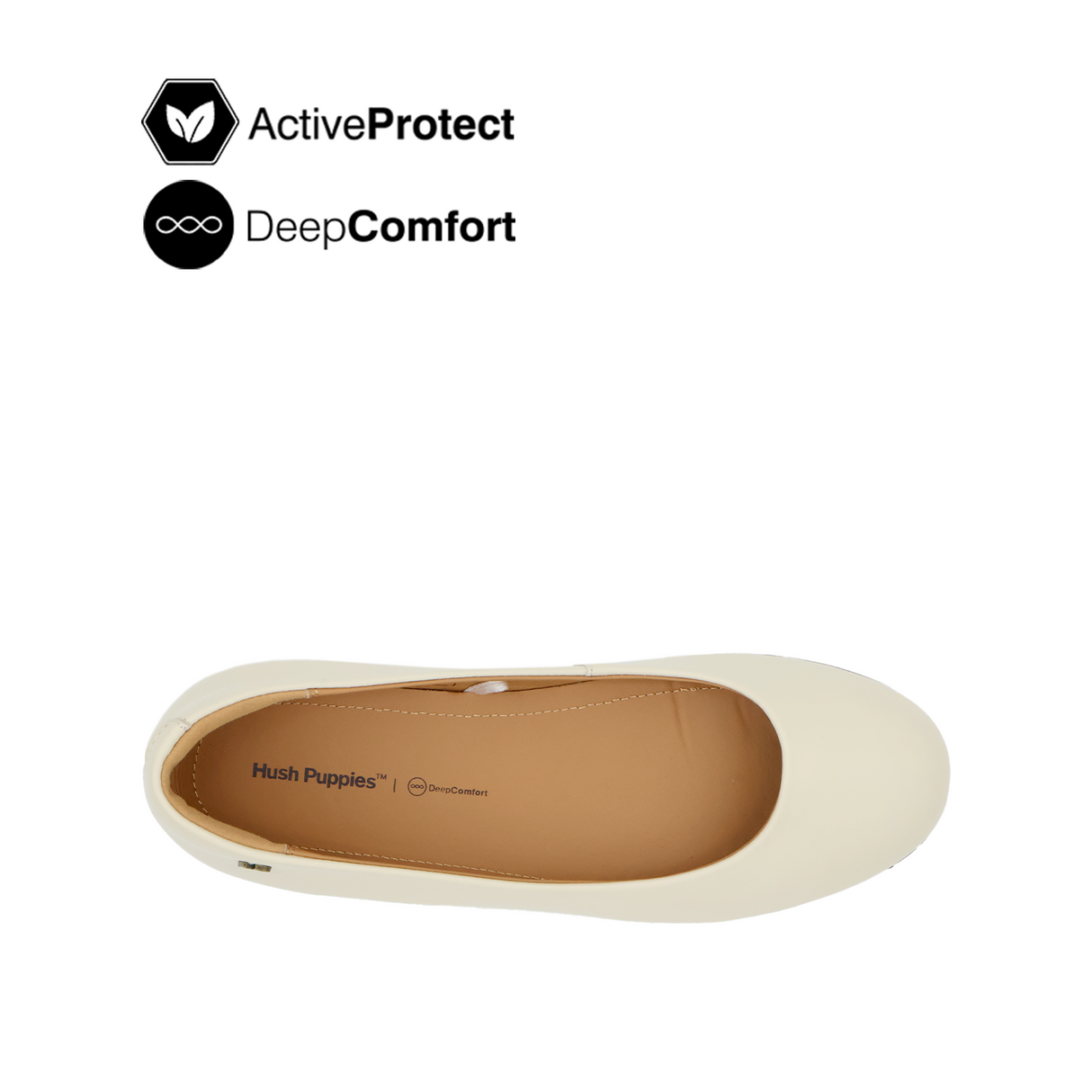 Nara Ballerina Women's Shoes - Vanilla Leather