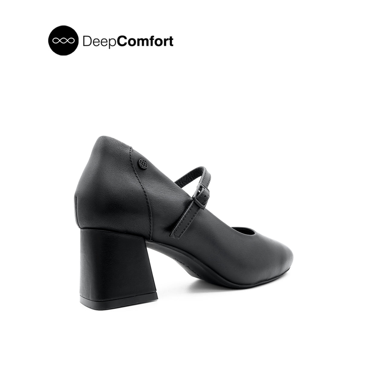 Rachel Pump Mary Jane Women's Shoes - Black Leather