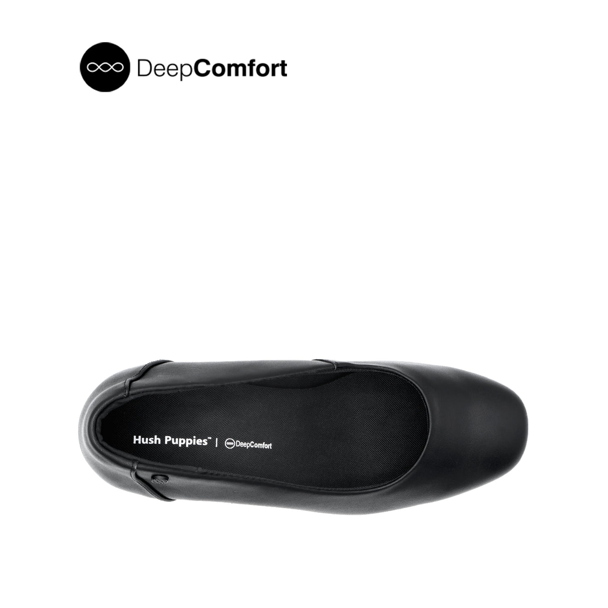 Rachel Pump Slip On Women's Shoes - Black Leather