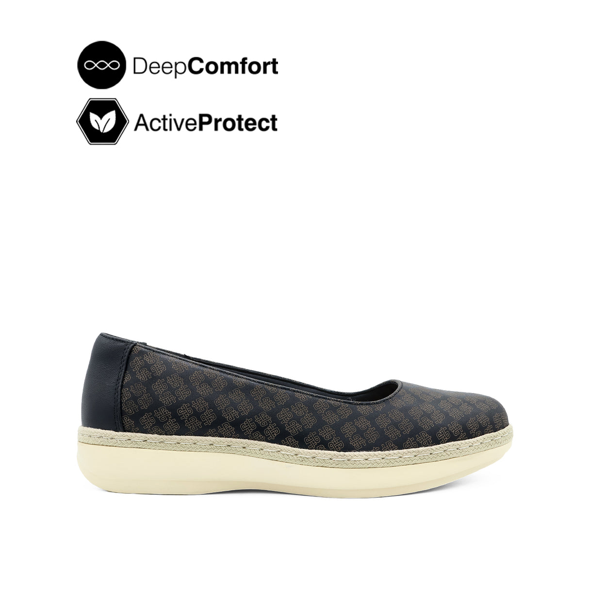 Quinta Slip On Women's Shoes - Black Leather