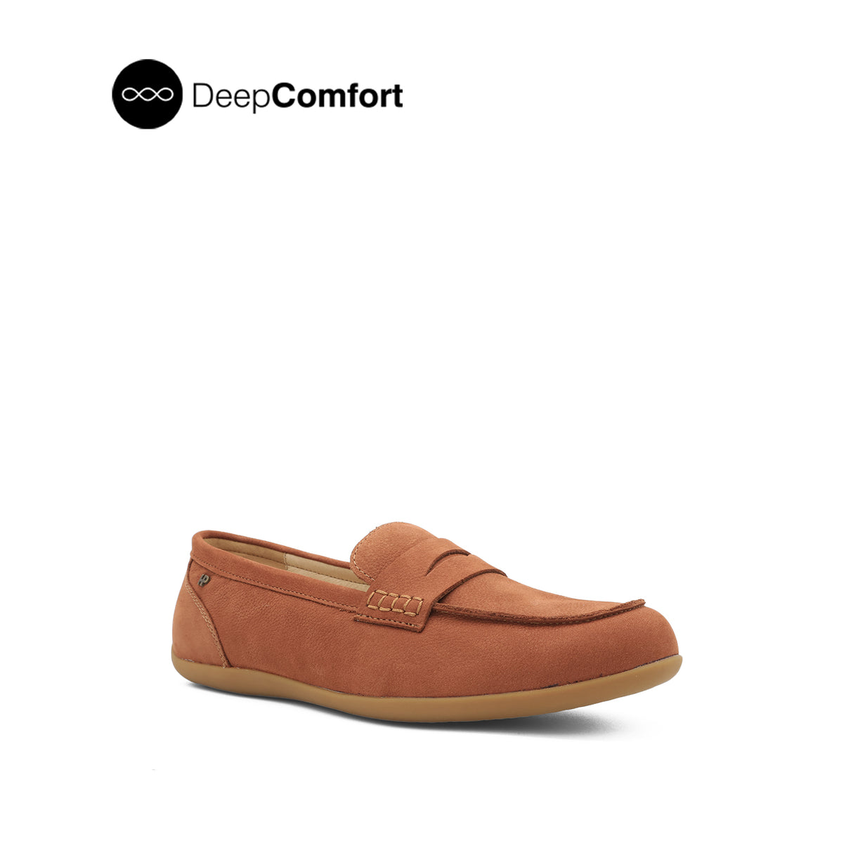 Sienna Penny Women's Shoes - Cognac Nubuck