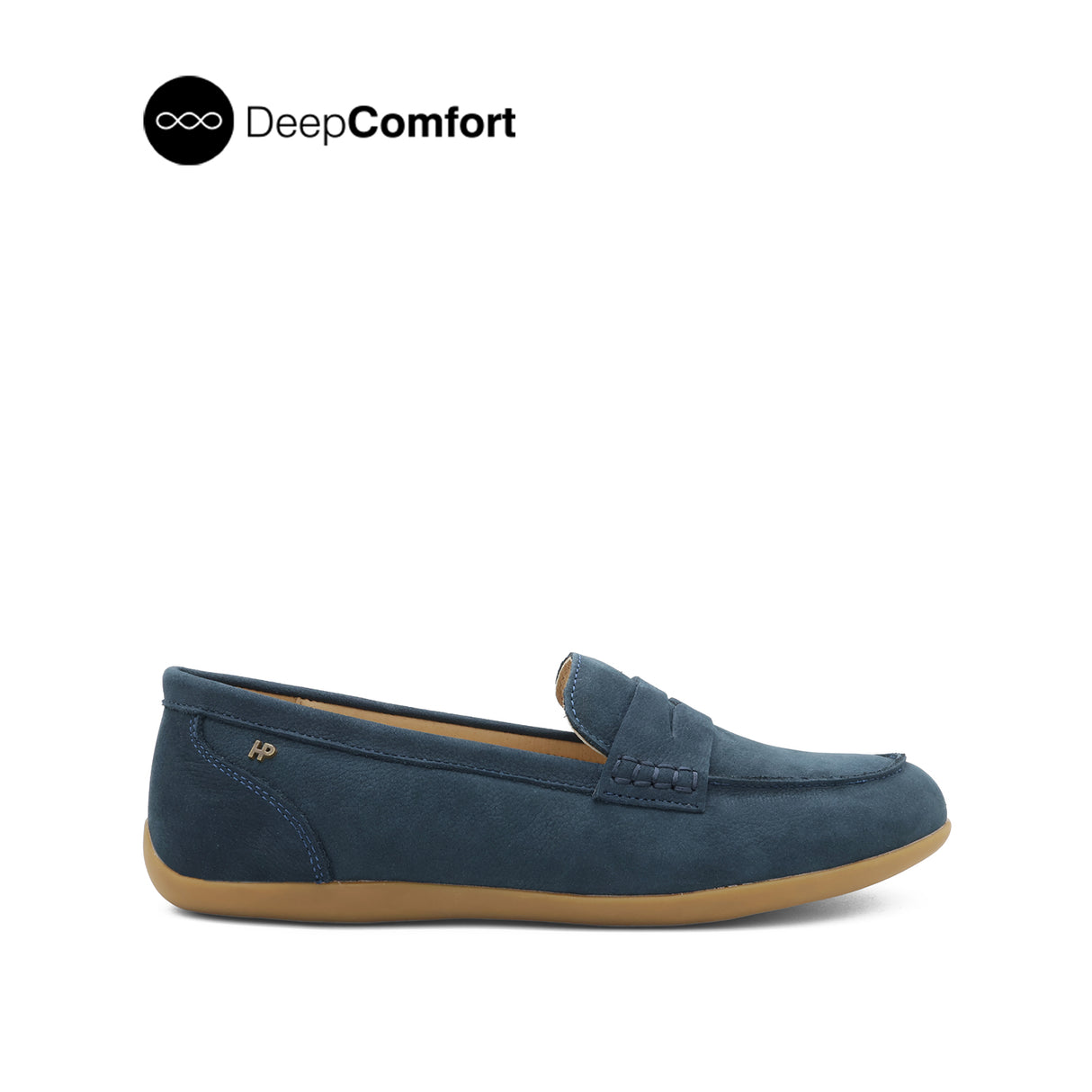 Sienna Penny Women's Shoes - Navy Nubuck