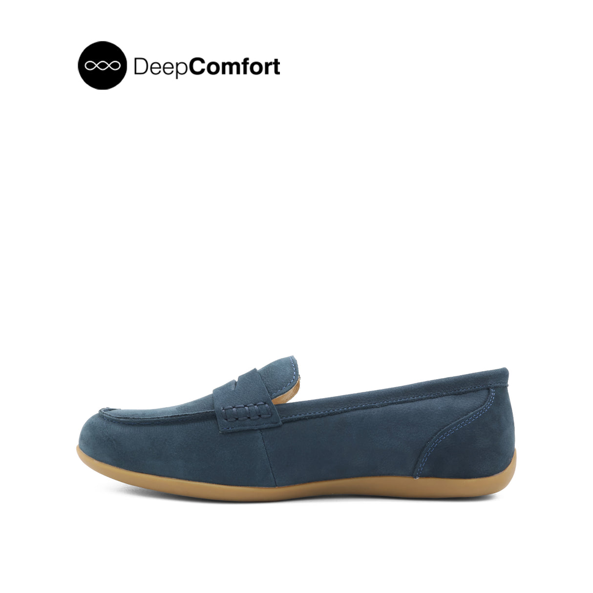 Sienna Penny Women's Shoes - Navy Nubuck