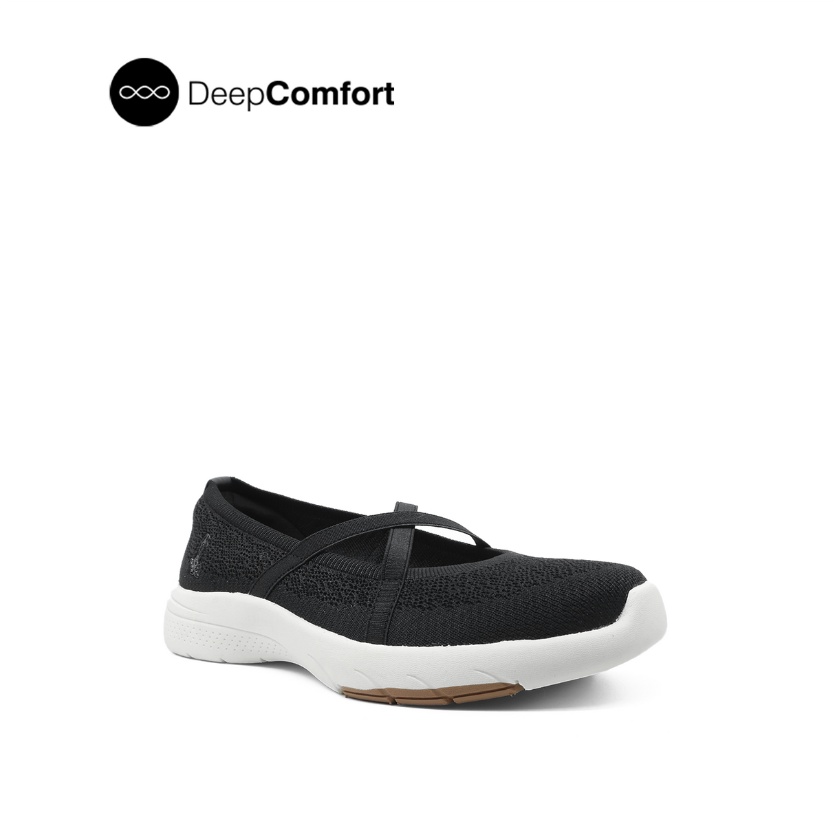 Renee Mary Jane Women's Shoes - Black Knitted