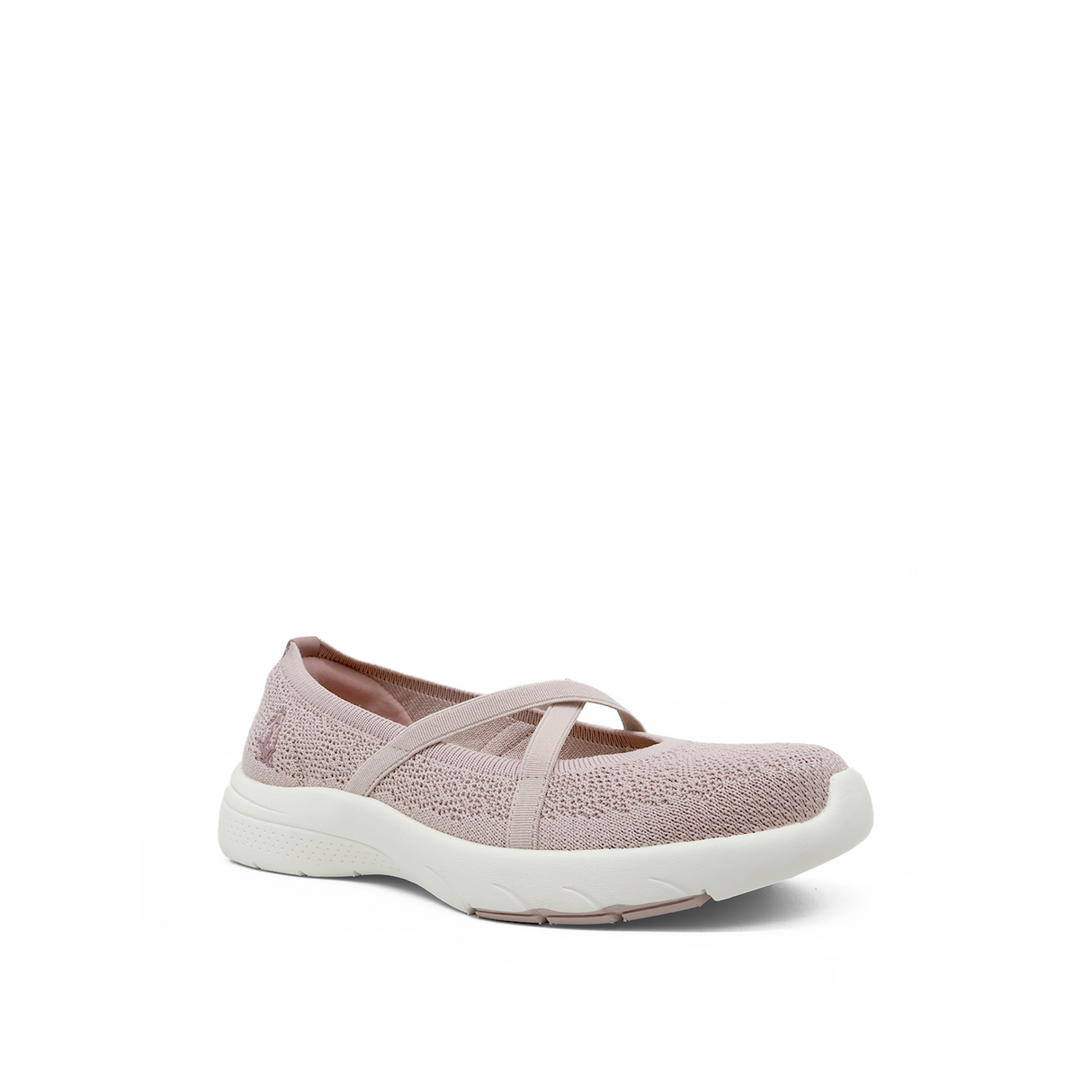 Renee Mary Jane Women's Shoes - Taupe Knitted