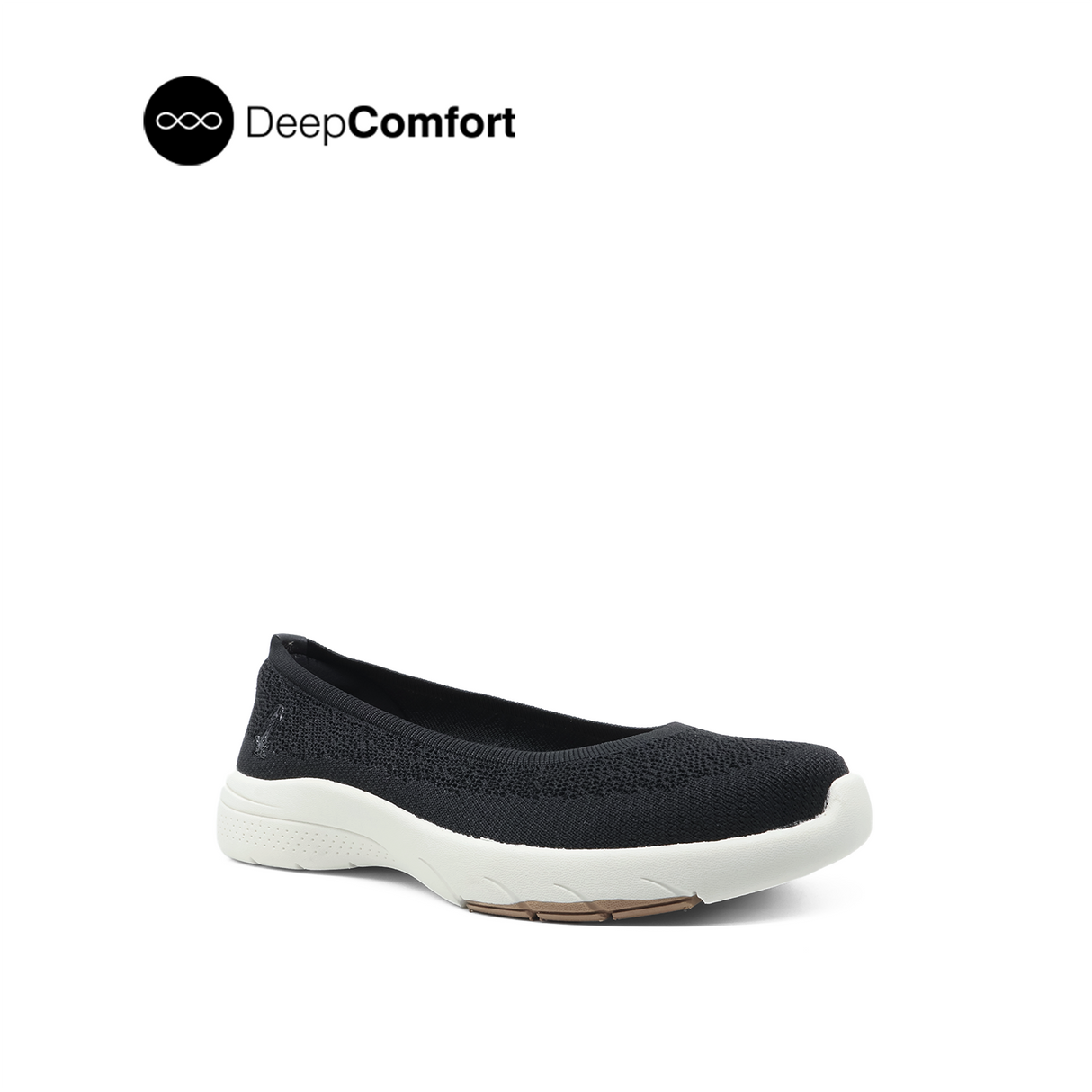 Renee Slip On Women's Shoes - Black Knitted
