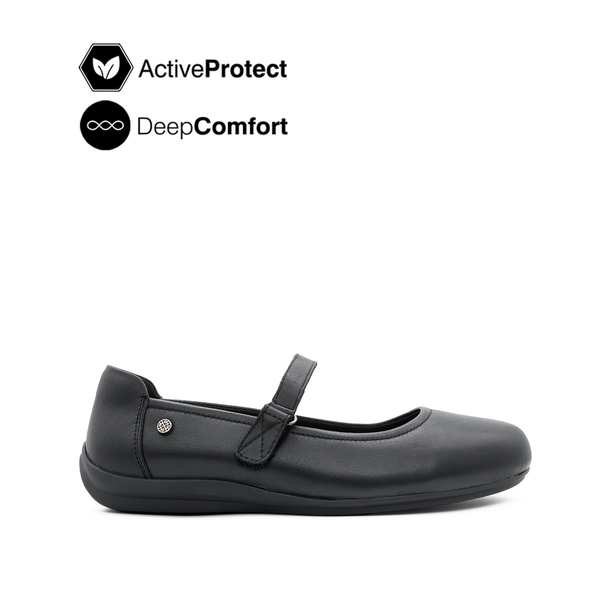 Nora Mary Jane Women's Shoes - Black Leather