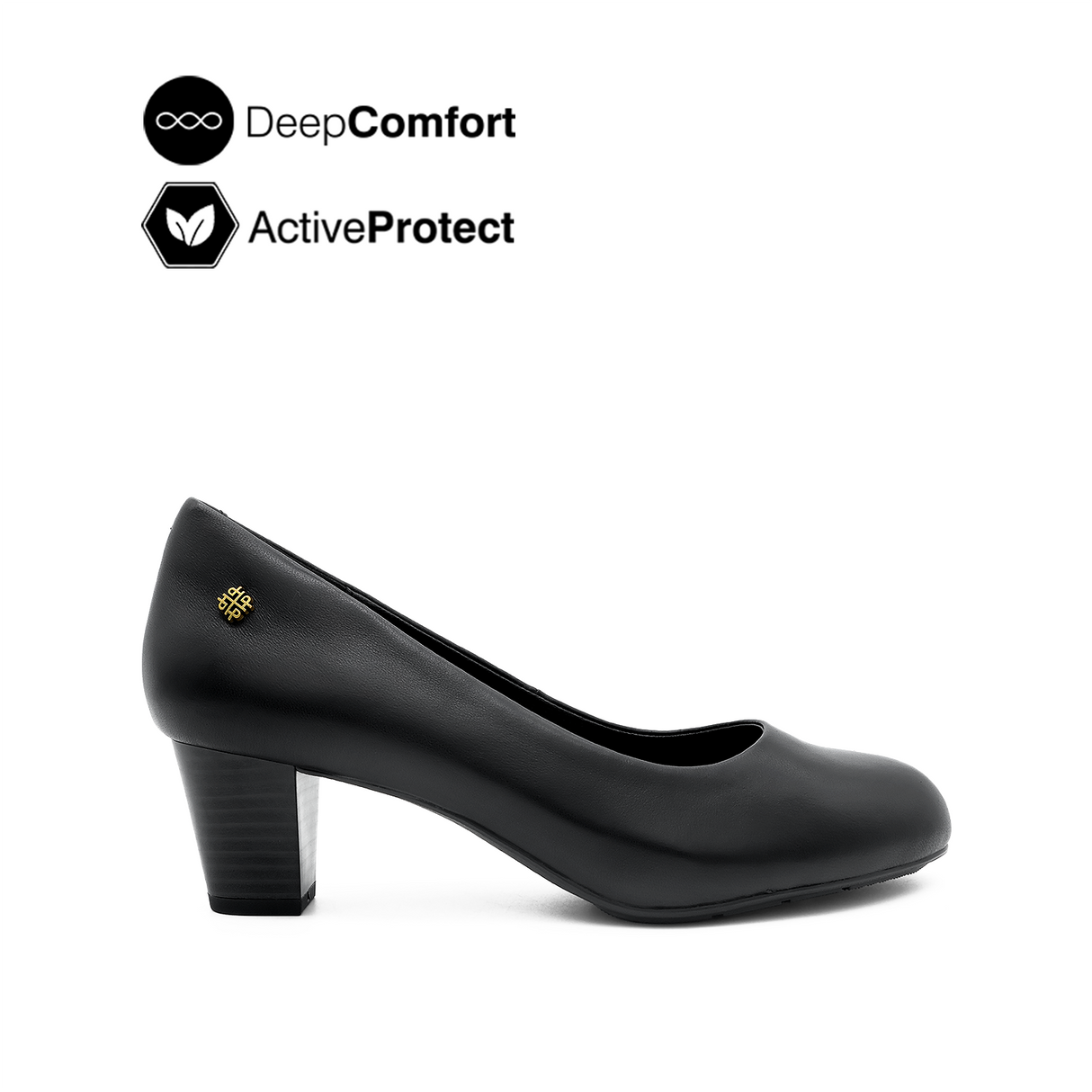 Suri Pump Women's Shoes - Black Leather