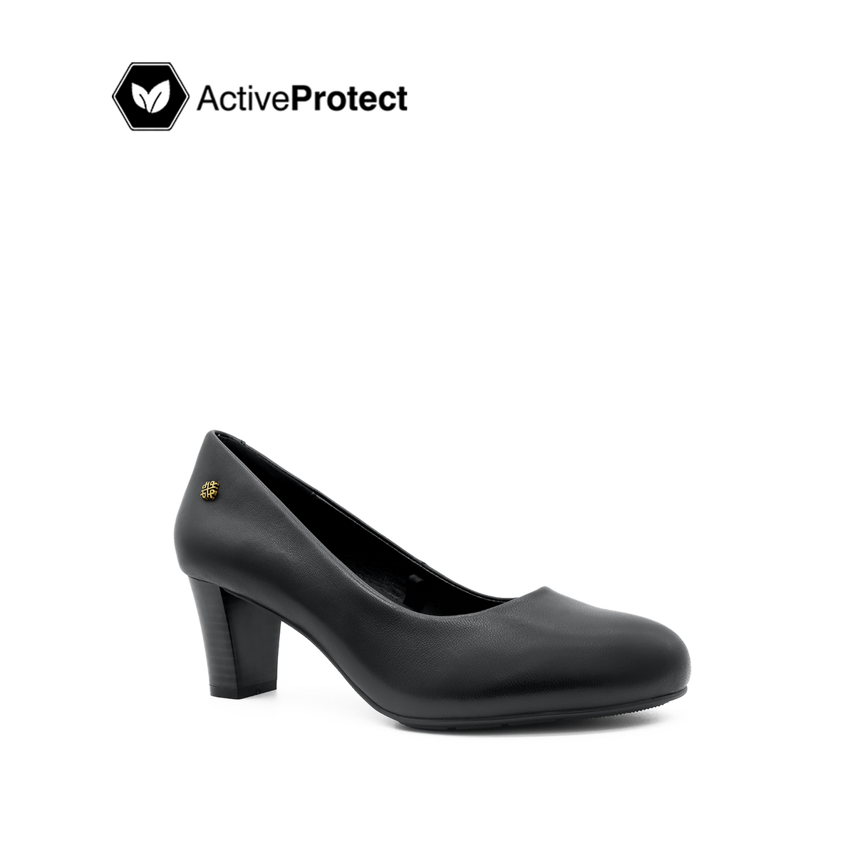 Sola Pump Women's Shoes - Black Leather