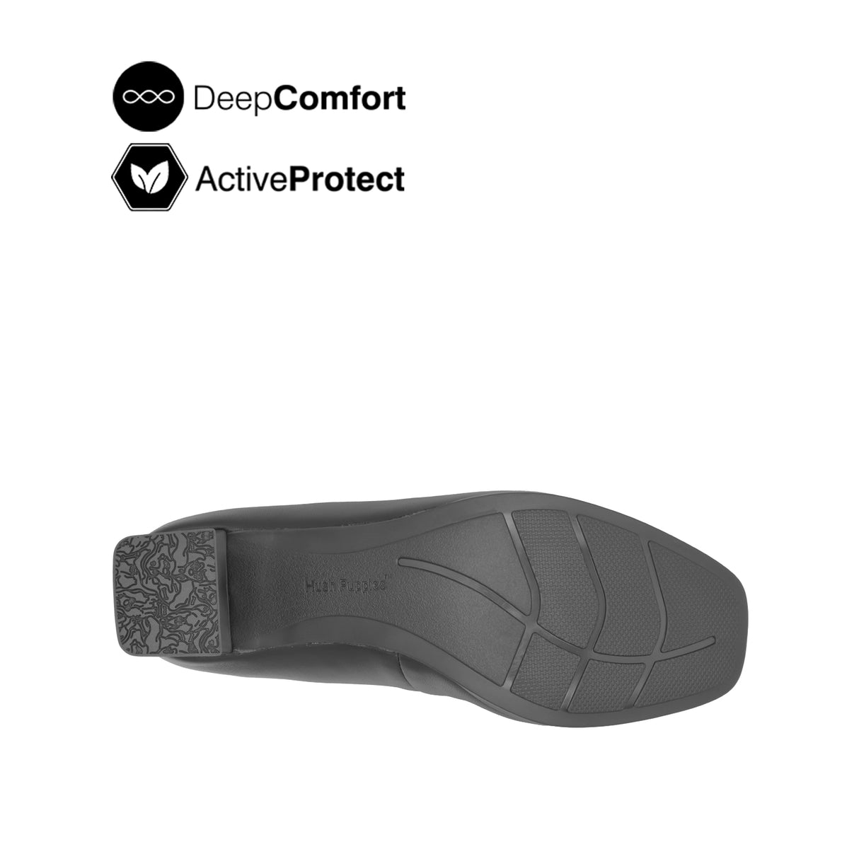 Pippa Heel Women's Shoes - Black Leather