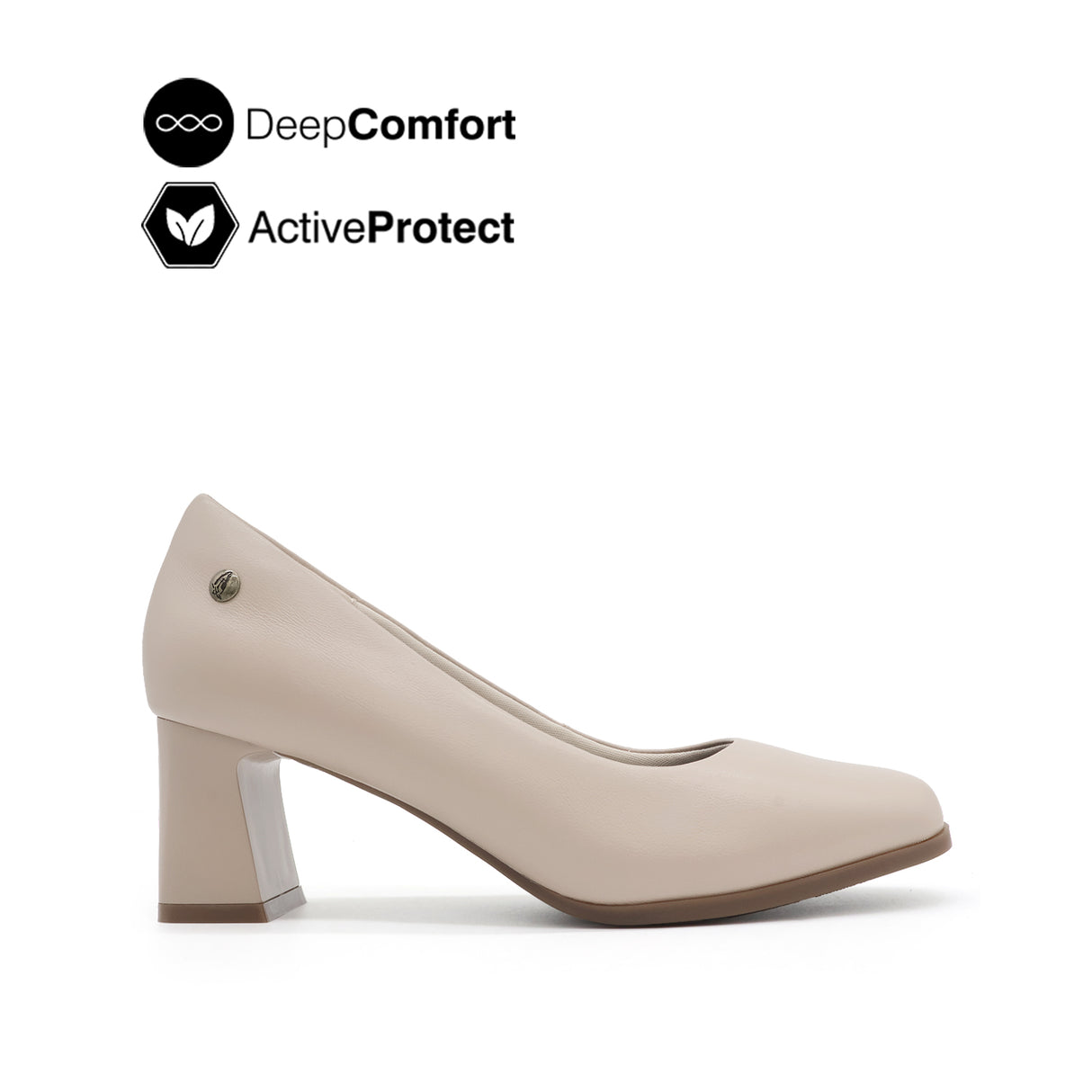 Pippa Heel Women's Shoes - Blush Leather