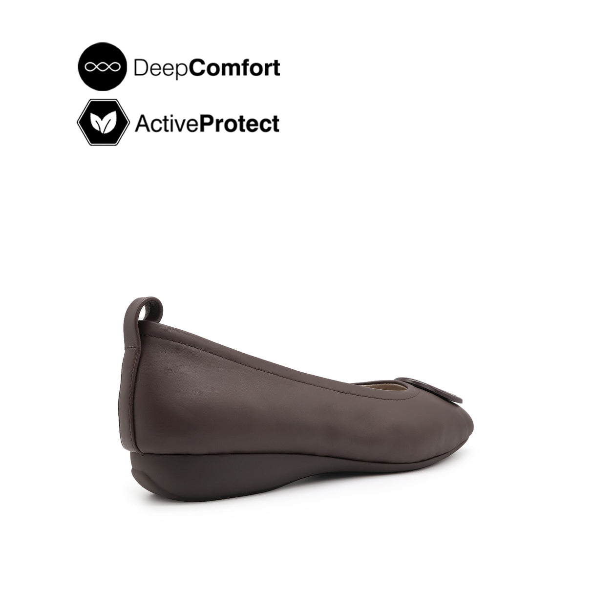 Gemma Medallion Women's Shoes - Coffee Leather