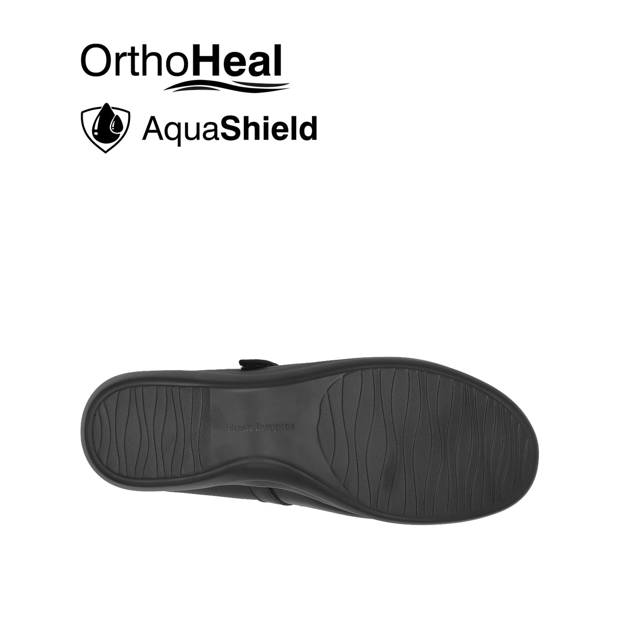 Natalia Mary Jane Plain Toe Women's Shoes - Black Leather Waterproof