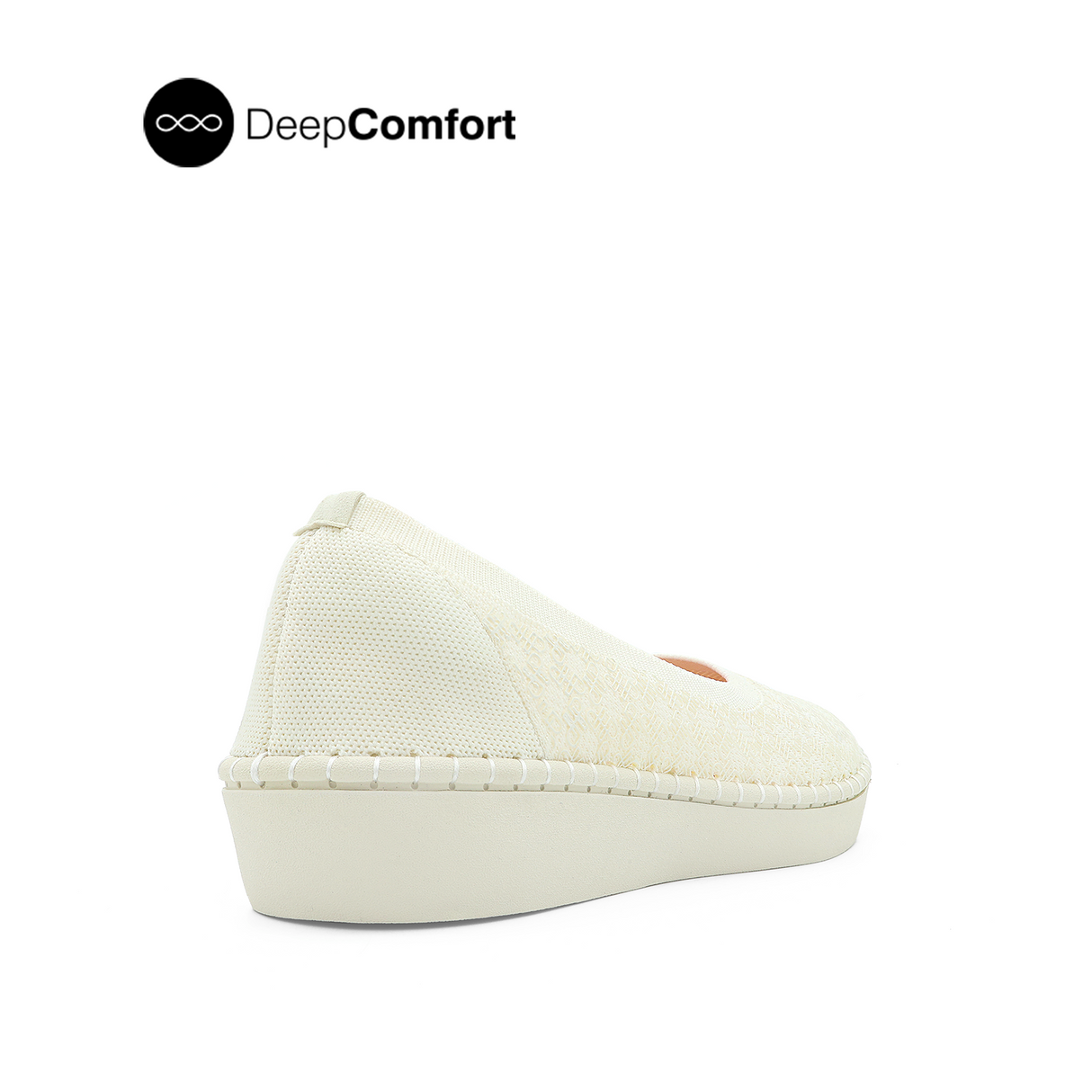 Norma Knitted Women's Shoes - Beige Knitted