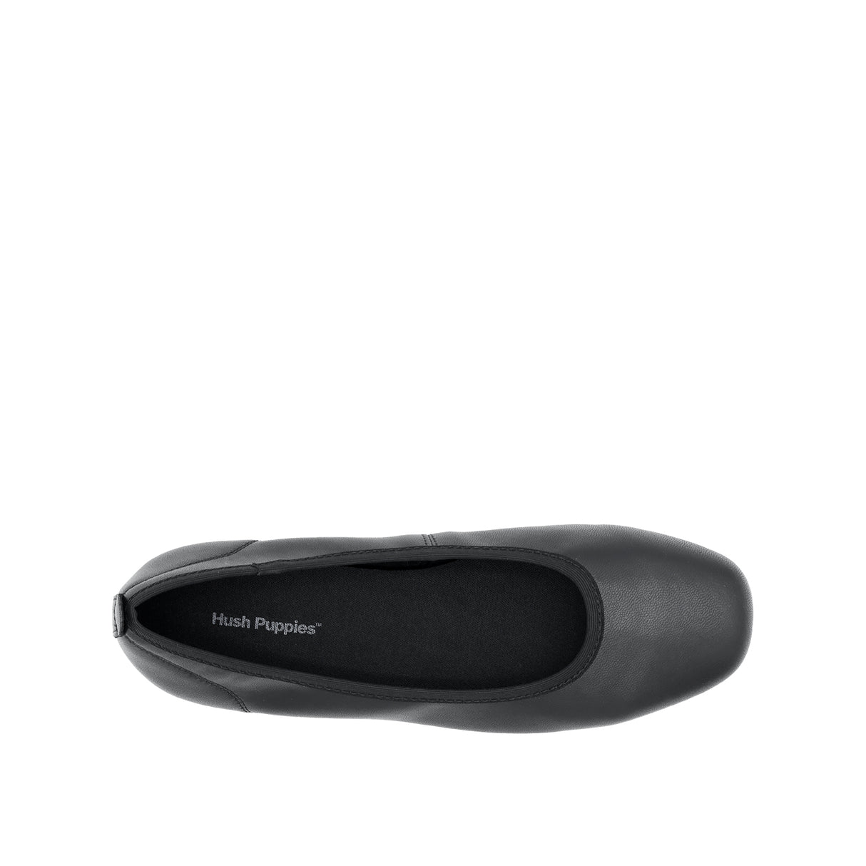 Stella Slip On Plain Toe Women's Shoes - Black Coated Leather