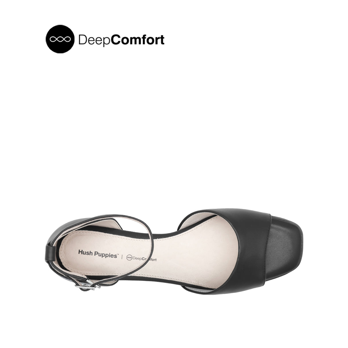 Perry Slingback Women's Sandals - Black Leather