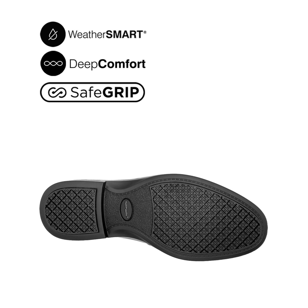 Owen Slip On AT Men's Shoes - Black Leather WP