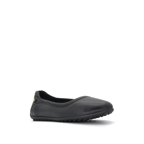 Atasha Slip On Women's Shoes - Black Leather