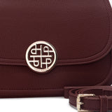 Marielle Satchel (M) Women's Bag - Wine