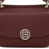 Marielle Satchel (L) Women's Bag - Wine