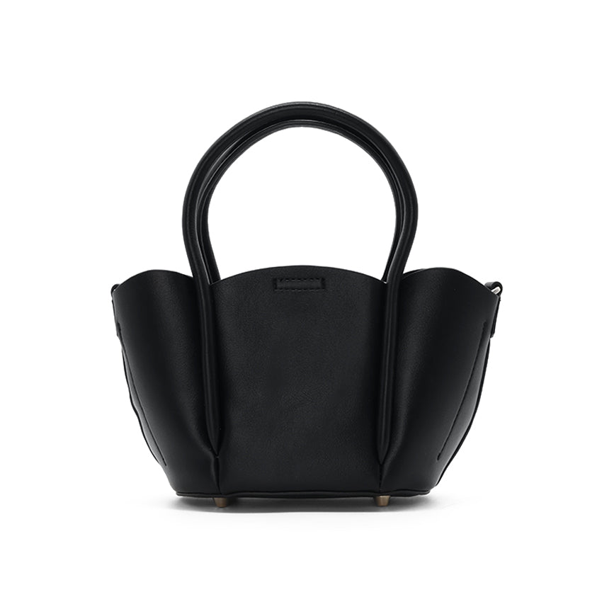 Petal Satchel (L) Women's Bag - Black