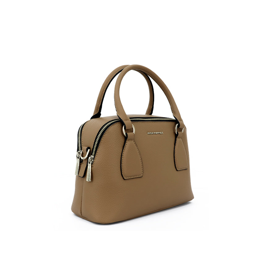 Rhea Satchel (L) Women's Bag - Tan