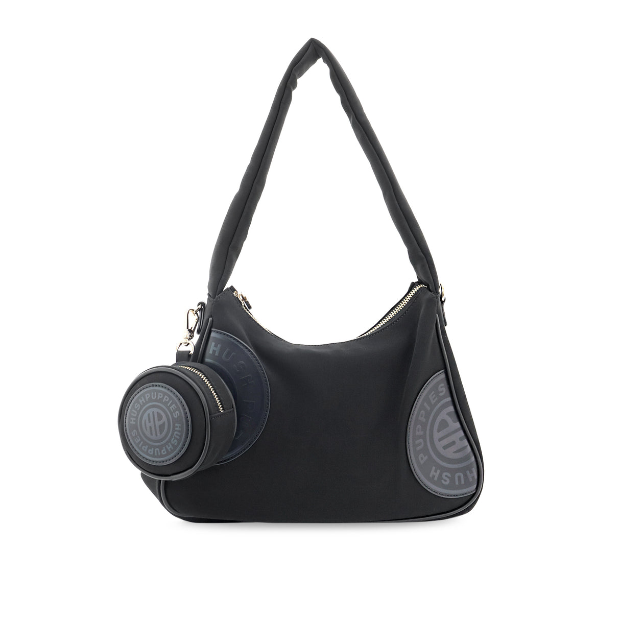 Fleur Hobo (M) Women's Bag - Black