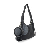 Fleur Hobo (M) Women's Bag - Black