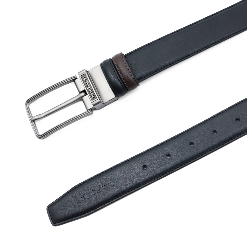 Barnett Pin Clip Reversible Men's Belt - Black