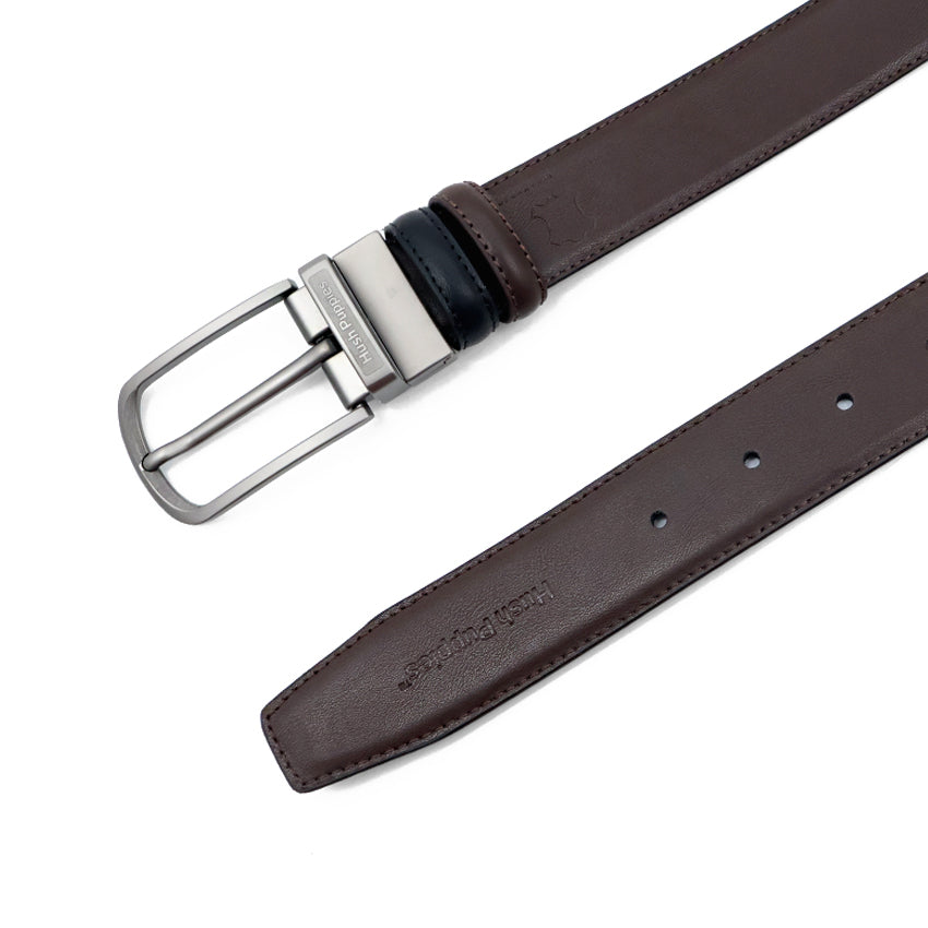 Bob Pin Clip Reversible Men's Belt - Black