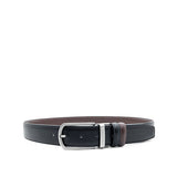 Bob Pin Clip Reversible Men's Belt - Black