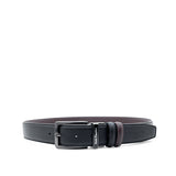 Boris Pin Clip Reversible Men's Belt - Black