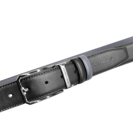 Daniel Pin Clip Reversible Men's Belt - Black & Grey