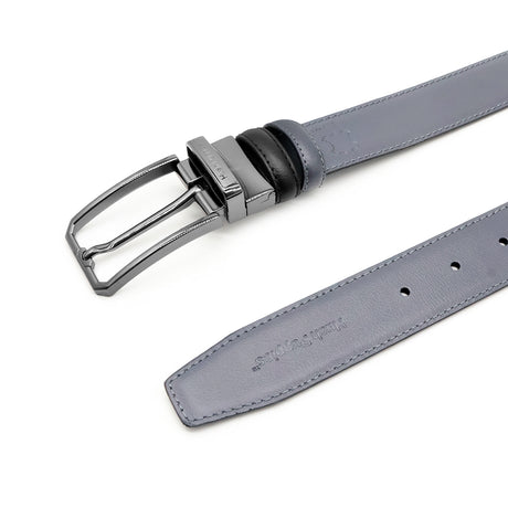 Daniel Pin Clip Reversible Men's Belt - Black & Grey