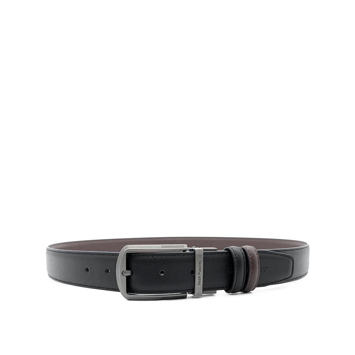 Don Pin Clip Reversible Men's Belt - Black & Dark Brown