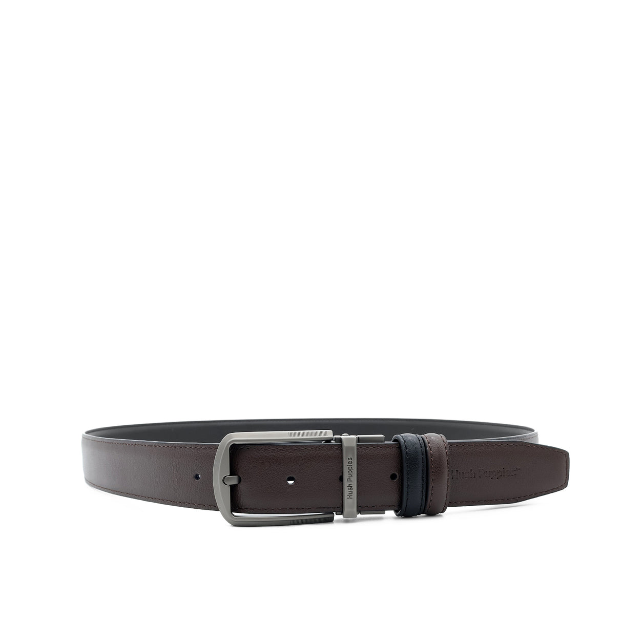 Don Pin Clip Reversible Men's Belt - Black & Dark Brown